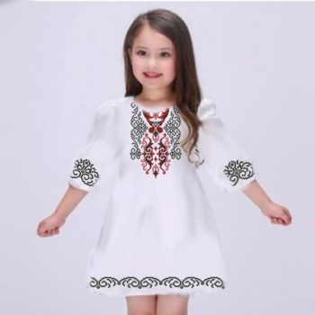 Заготовка дитячого плаття "Мелодія квітів"